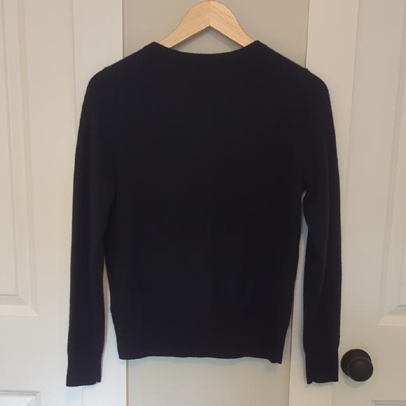 Quince Navy Blue Women's Cardigan - Picture 3 of 5